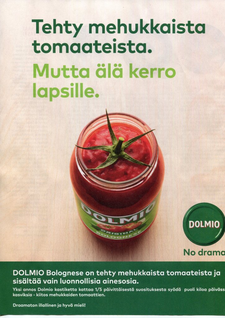 Dolmio mainos685